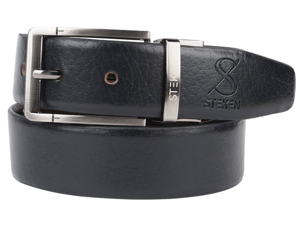 Stylish Men's Black Leather Belt - Noora International