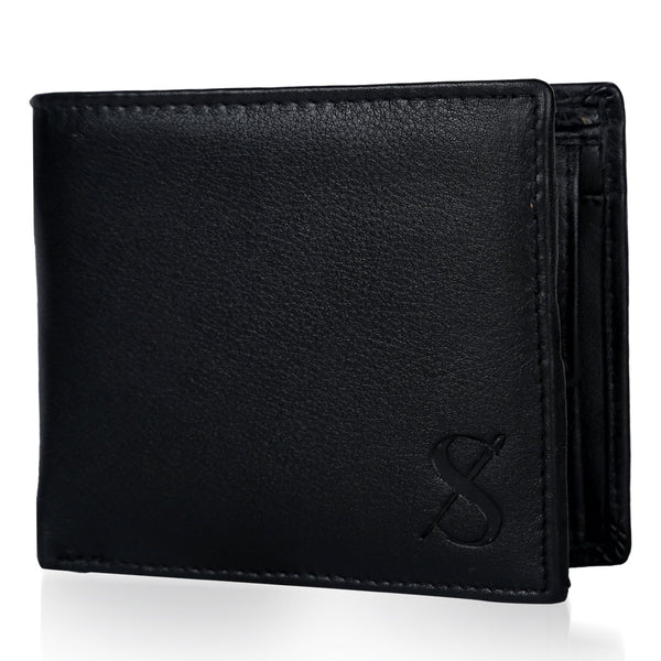 Stylish Men's Black Leather Wallet - Noora International