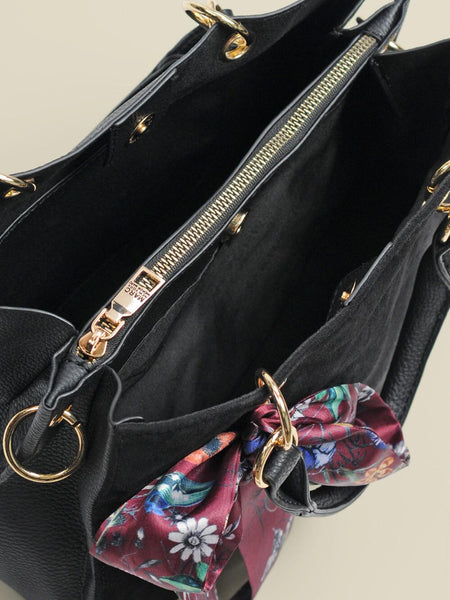 Women Ring Handle Mini Satchel - Noora International