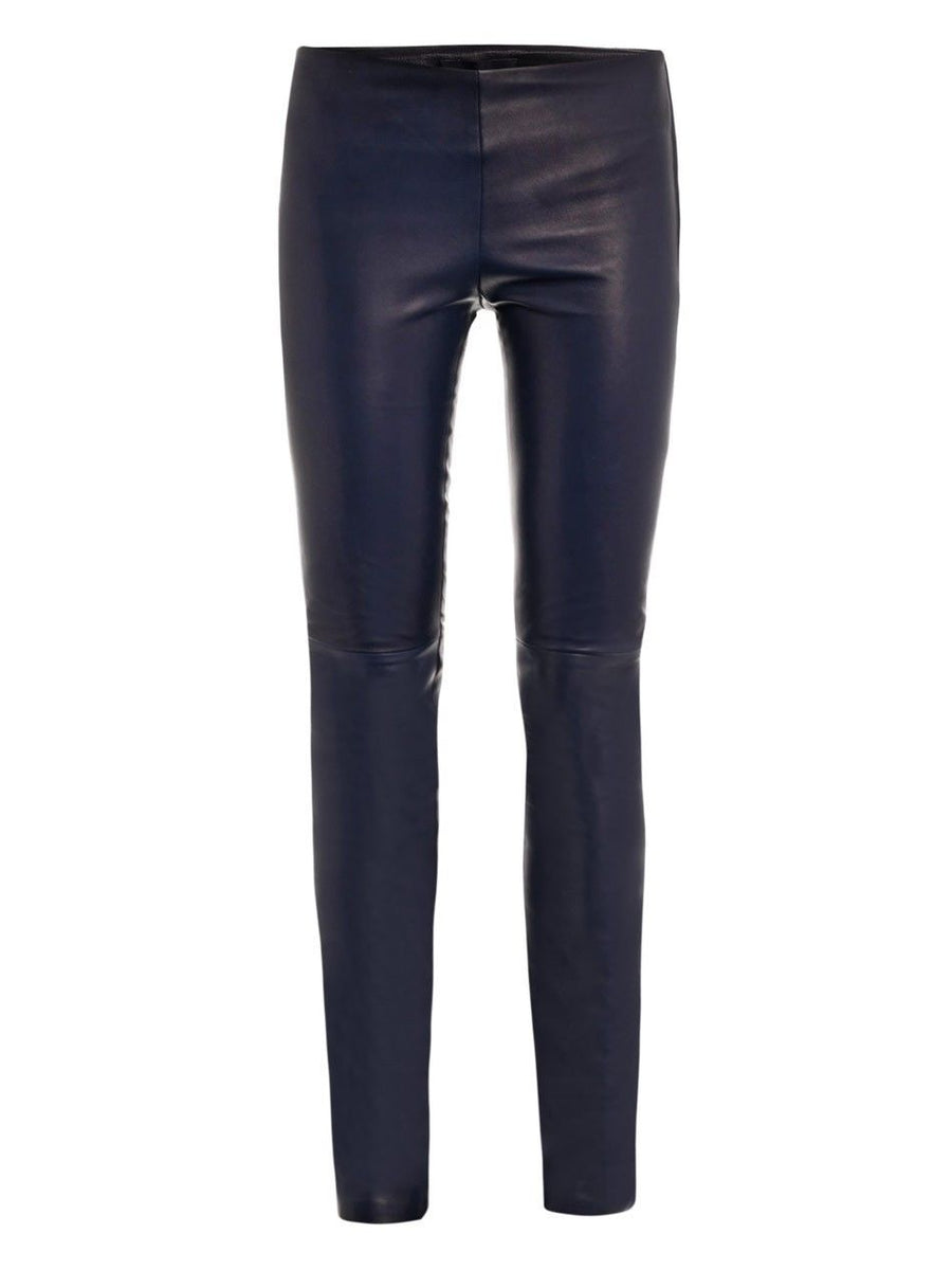 Women’s Blue Skinny leather jeggings