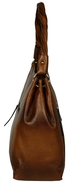 Women's brown baguette bag - Noora International