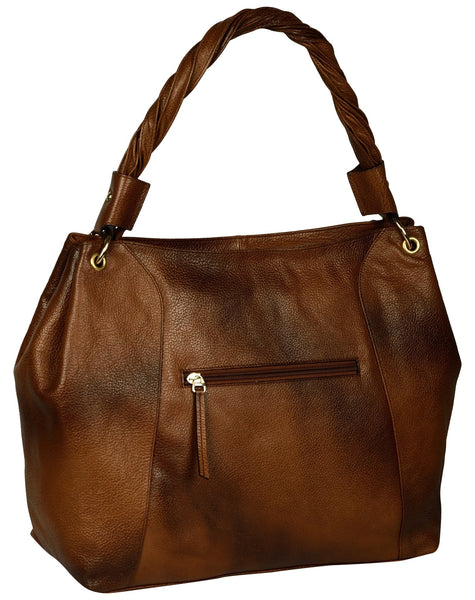 Women's brown baguette bag - Noora International