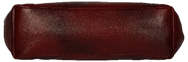 Women's burgundy colour hobo bag - Noora International
