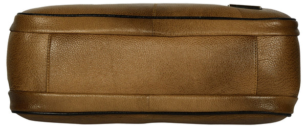 Women's light brown leather handbag - Noora International