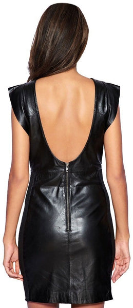 Women's Low back Cocktail dress with butterfly sleeves ST0292 - Noora International
